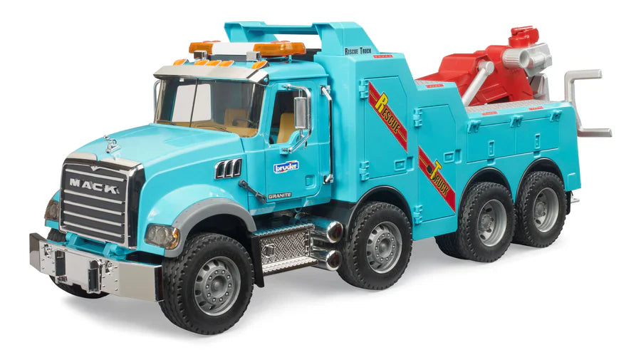 Bruder® MACK Granite Recovery and Towing Truck with Light & Sound Module