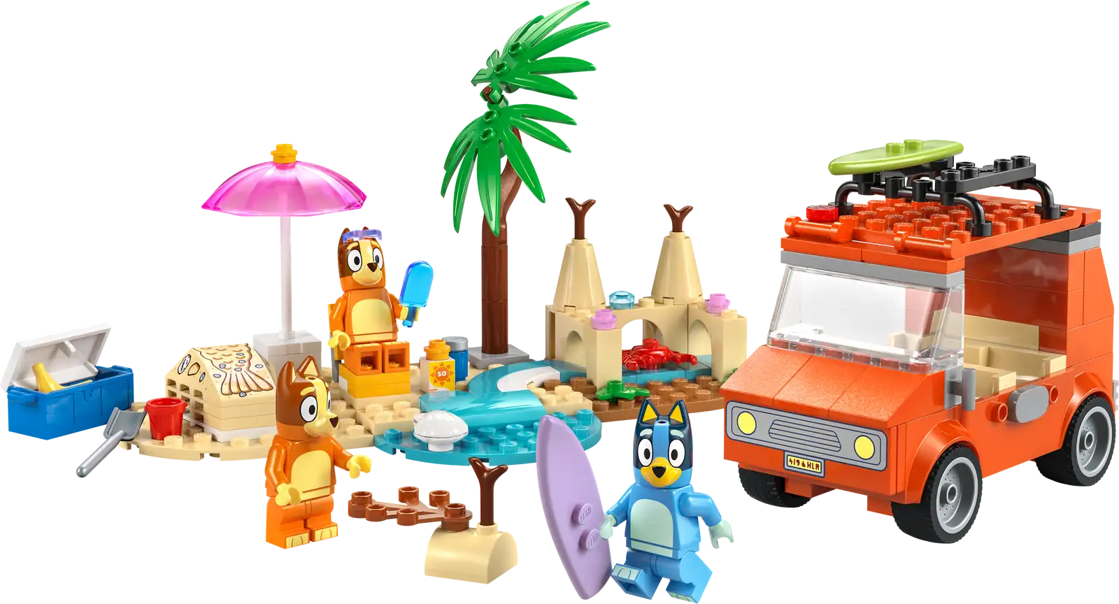 LEGO® DUPLO® Bluey's Beach & Family Car Trip 11202