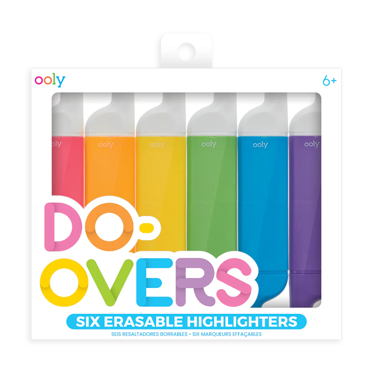 Ooly Do-Overs: Erasable Highlighters (Set of 6)