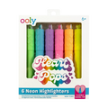 Ooly Heart Pops: Neon Highlighters (Set of 6)
