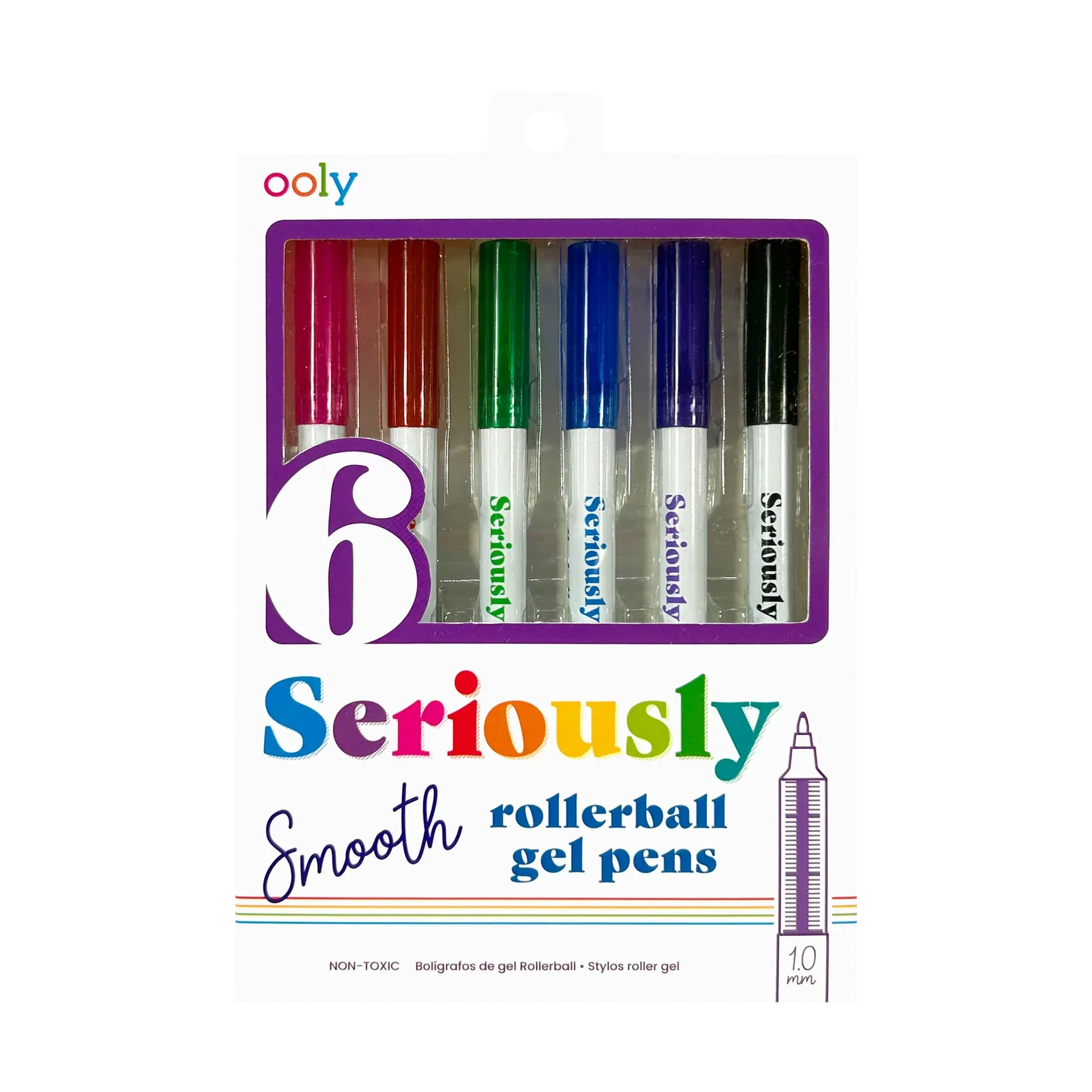 Ooly Seriously: Smooth Rollerball Gel Pens (Set of 6)