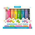 Ooly Dot-A-Lot: Dimensional Craft Paint - Bright (Set of 8)