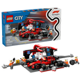 LEGO® F1® Pit Stop & Pit Crew with Ferrari Car 60443