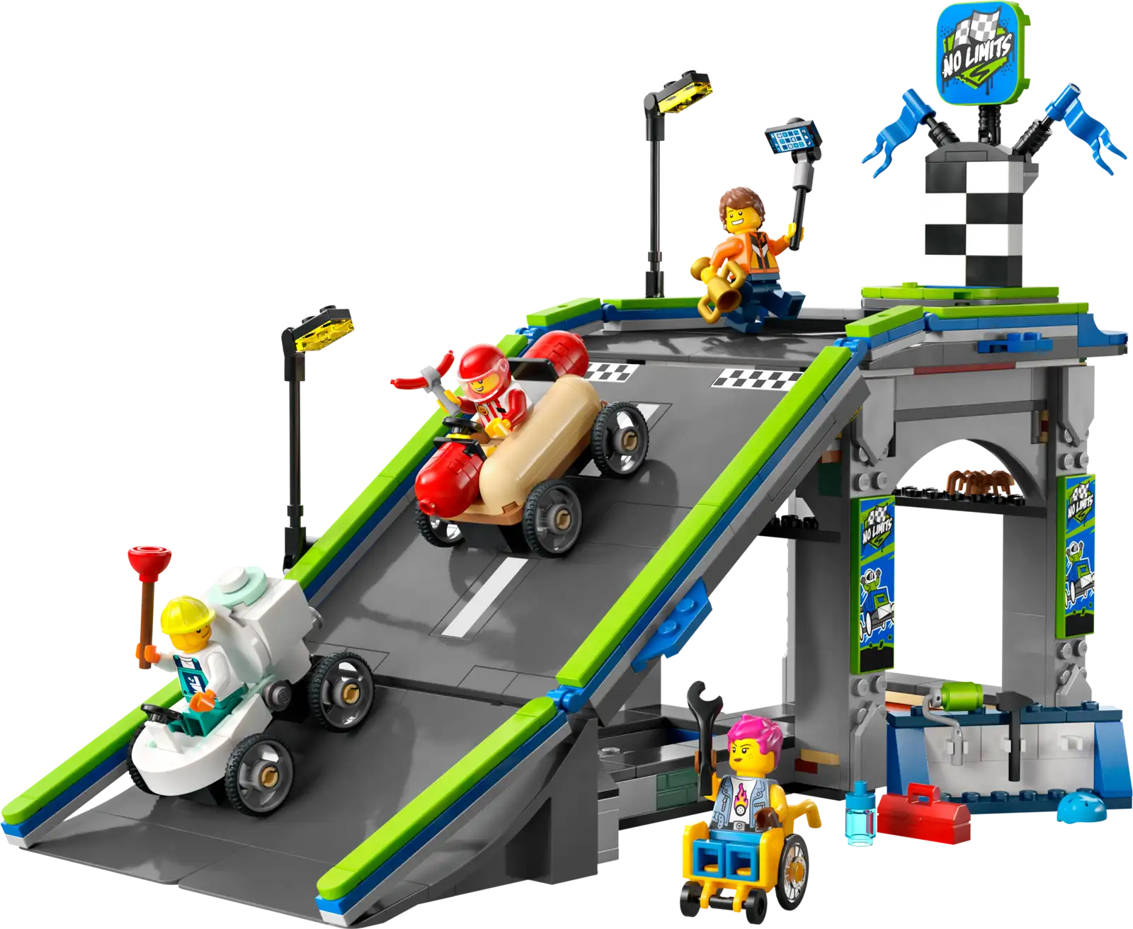 LEGO® City No Limits: Race Car Ramp Track 60460