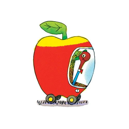 Tattly Pairs Richard Scarry Lowly Apple Car Tattoo