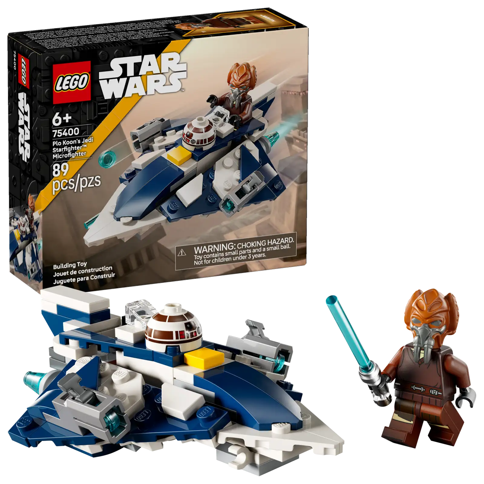 LEGO® Star Wars Plo Koon's Jedi Starfighter™ Microfighter 75400