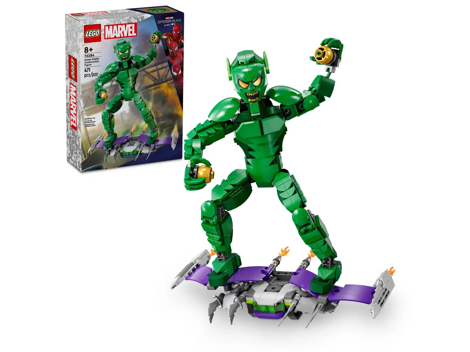 LEGO® Marvel Green Goblin Construction Figure 76284