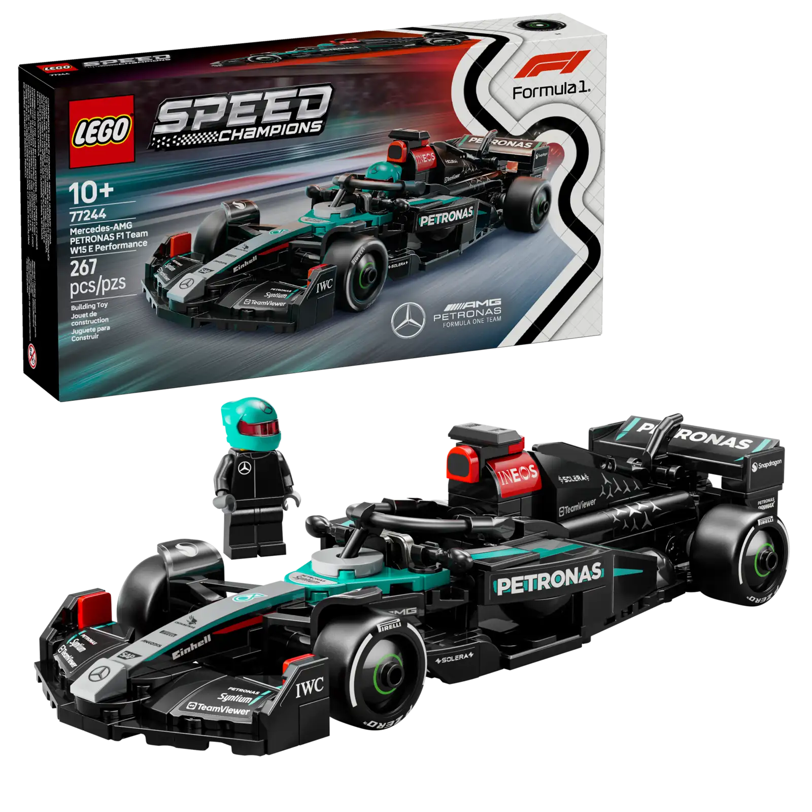 LEGO® Speed Challenge: Mercedes-AMG F1® W15 Race Car 77244