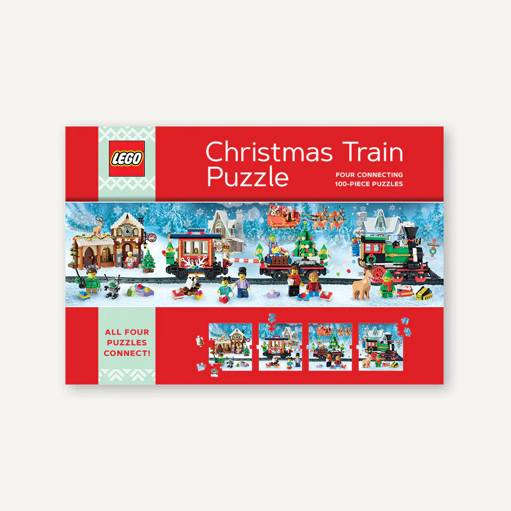 LEGO Christmas Train 100 Piece Puzzle