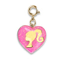 Charm It Gold Barbie Girl Heart Charm