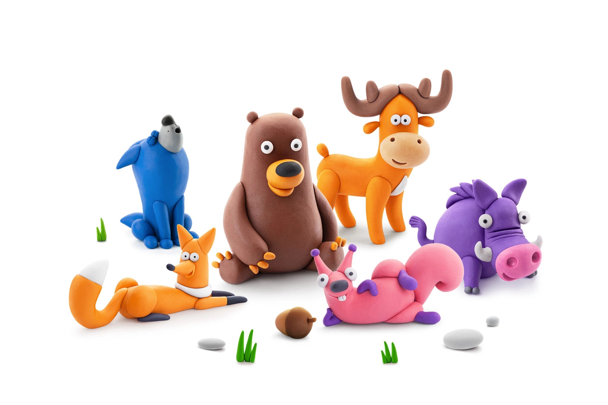 Fat Brain Toys® Hey Clay - Forest Animals