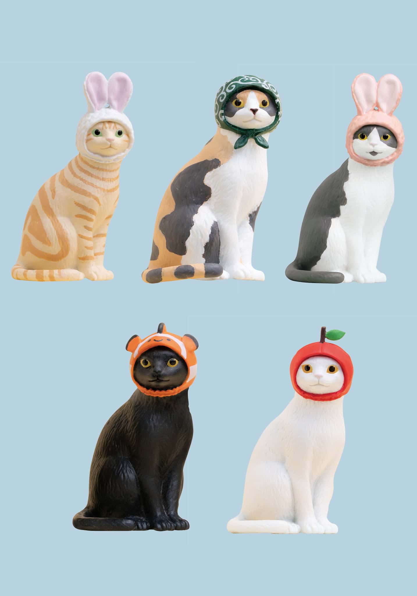 Clever Idiots: Cat Cap Figure Blind Box