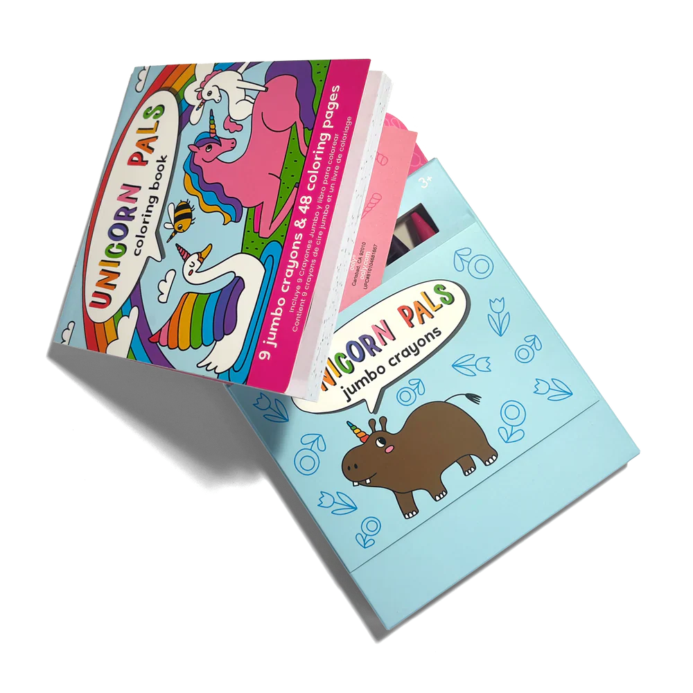 Ooly Carry-Along Coloring Book - Unicorn Pals