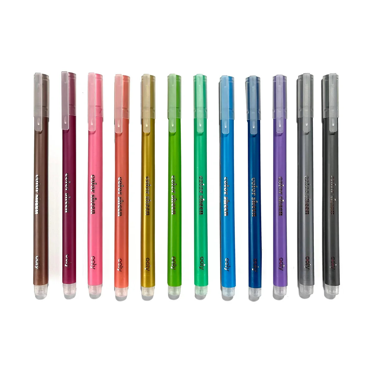 Ooly Color Sheen Metallic Colored Gel Pens - Set of 12