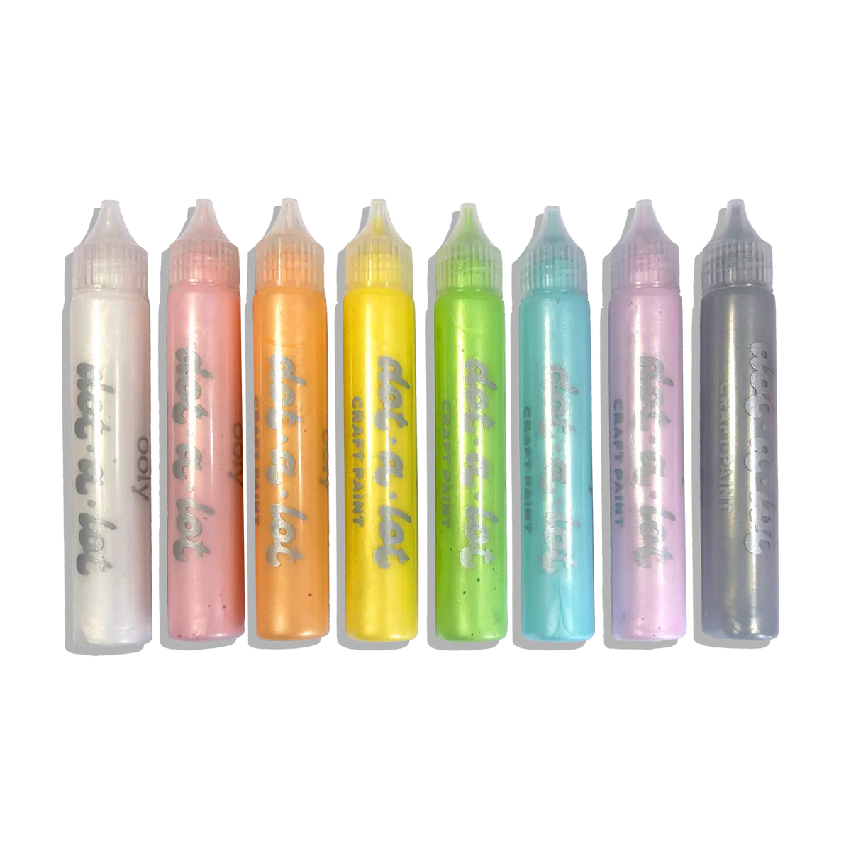 Ooly Dot-A-Lot: Dimensional Craft Paint - Pearlescent (Set of 8)