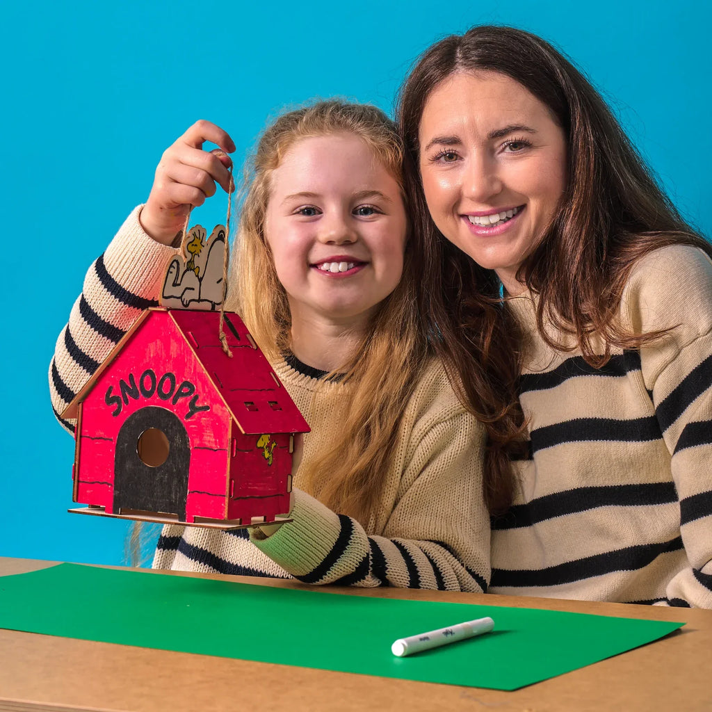 Ooly® x Peanuts®: Color-in' Wooden Birdhouse Kit