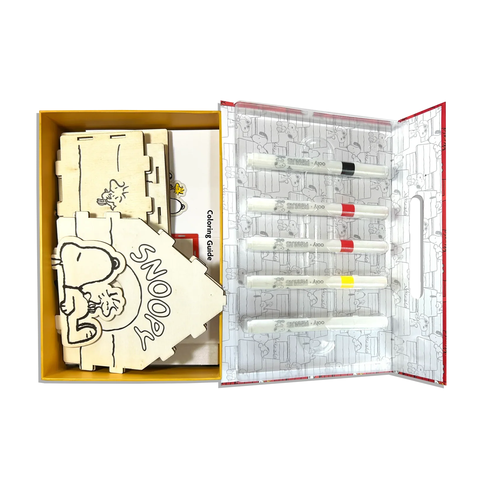 Ooly® x Peanuts®: Color-in' Wooden Birdhouse Kit