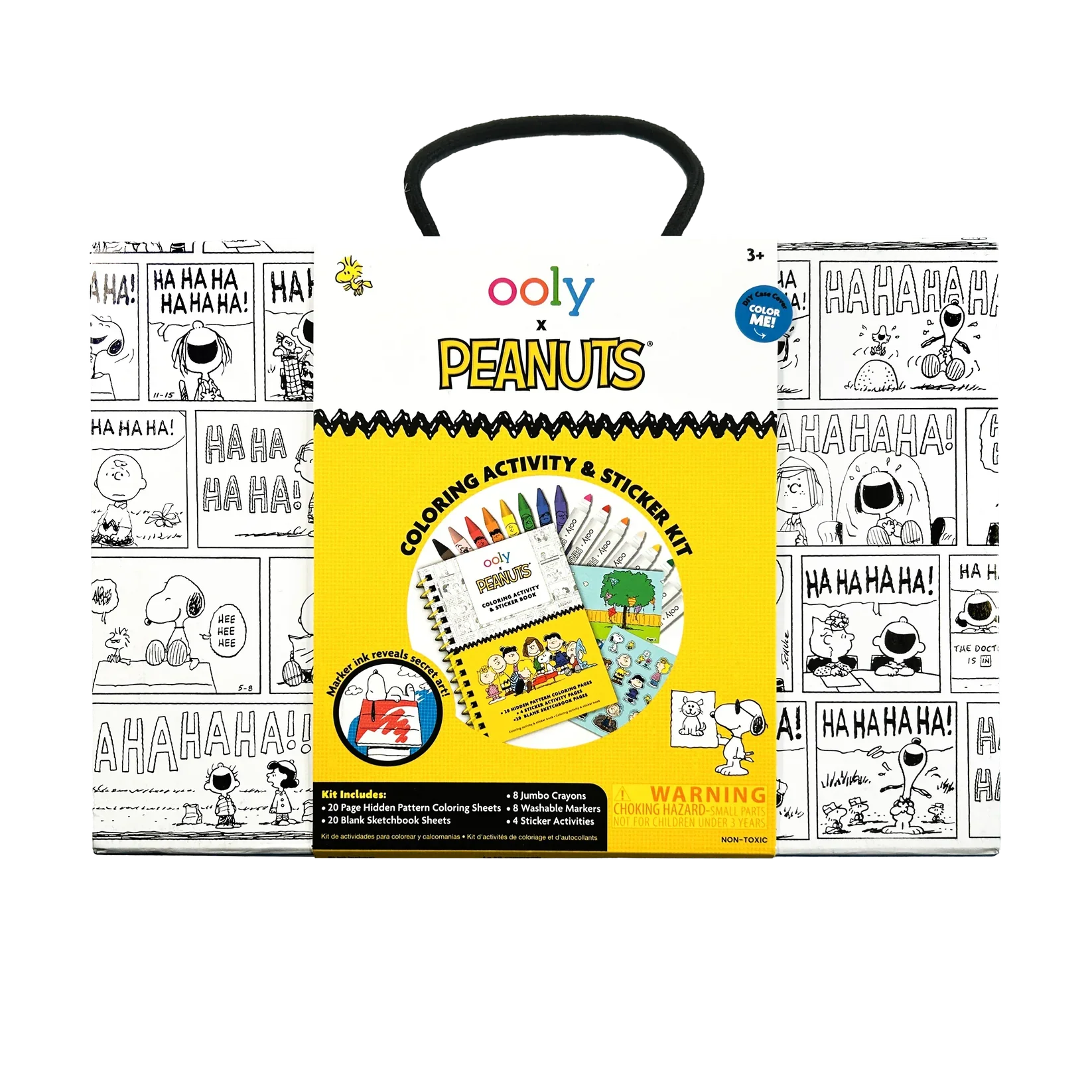 Ooly® x Peanuts®: Coloring Activity & Sticker Kit