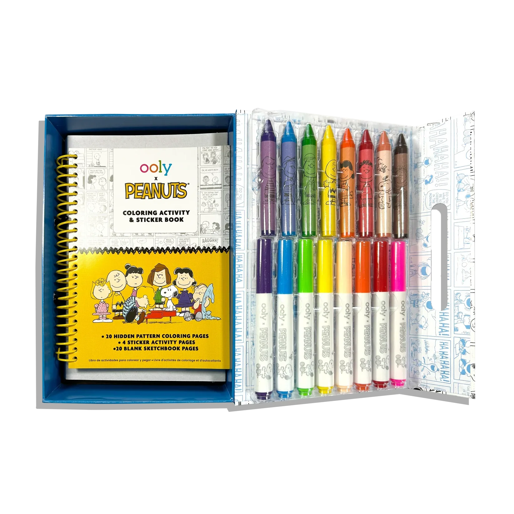 Ooly® x Peanuts®: Coloring Activity & Sticker Kit