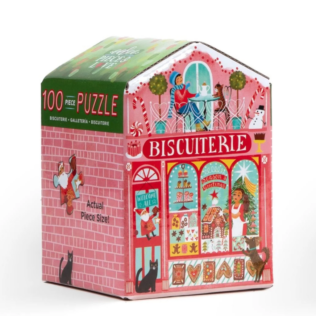 eeBoo 100 Piece Puzzle Christmas Market