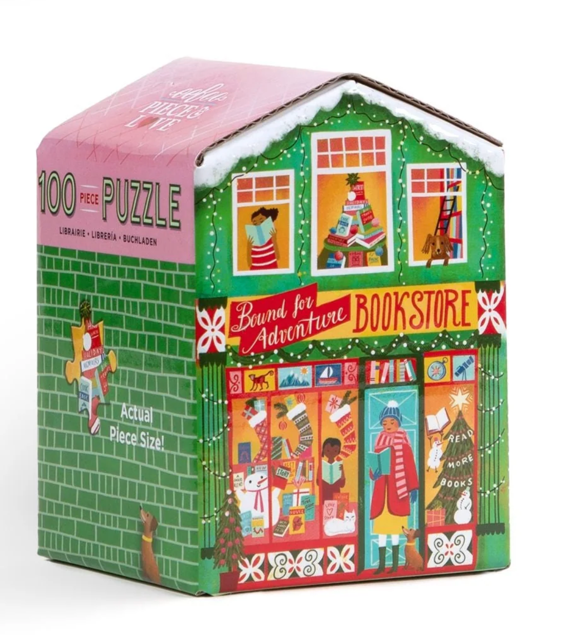 eeBoo 100 Piece Puzzle Christmas Market