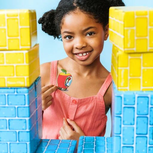 Tattly Pairs Richard Scarry Lowly Apple Car Tattoo