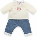 Corolle Dolls Clothes 12 Weekend in Paris: Long Sleeve T-Shirt & Jeans