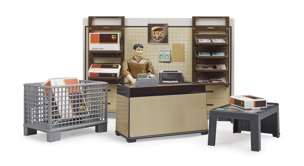 Bruder® UPS Parcel Shop with Figure