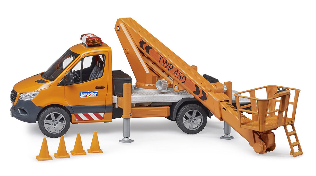 Bruder® MB Sprinter with Work Platform & Light + Sound Module