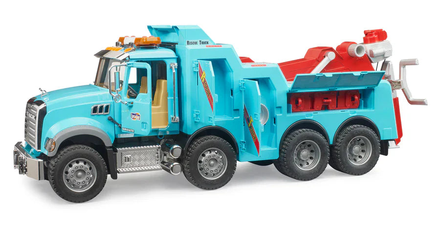Bruder® MACK Granite Recovery and Towing Truck with Light & Sound Module