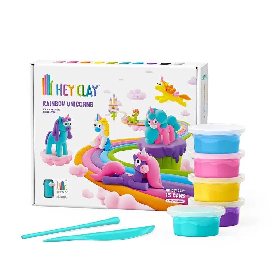 Fat Brain Toys® Hey Clay - Rainbow Unicorn