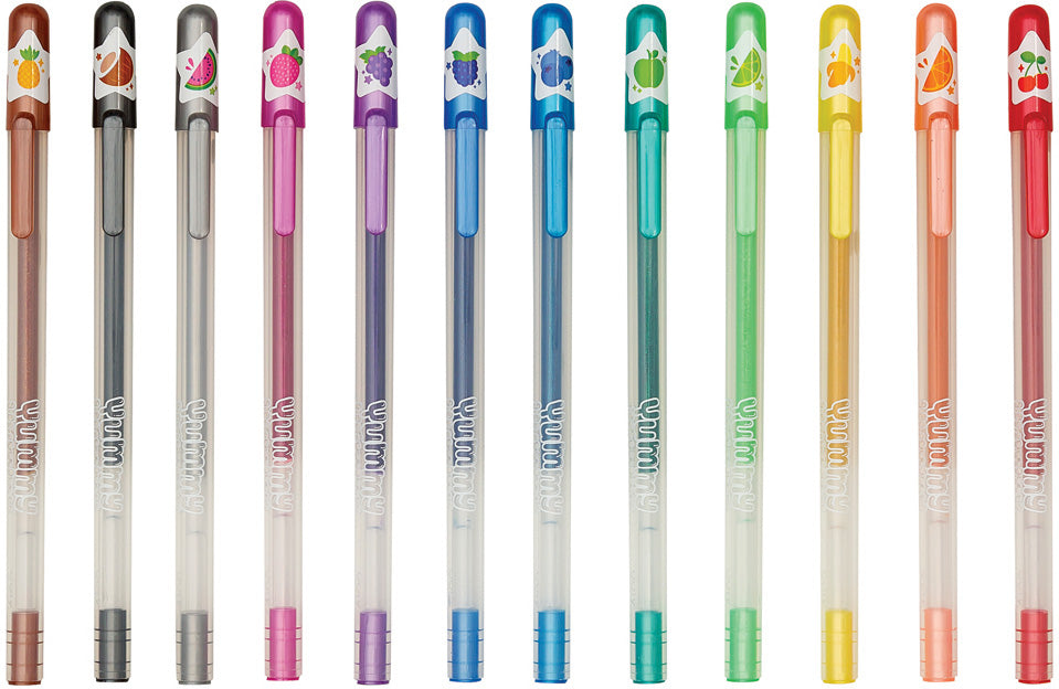 Ooly Yummy Yummy Scented Glitter Gel Pens - Set of 12